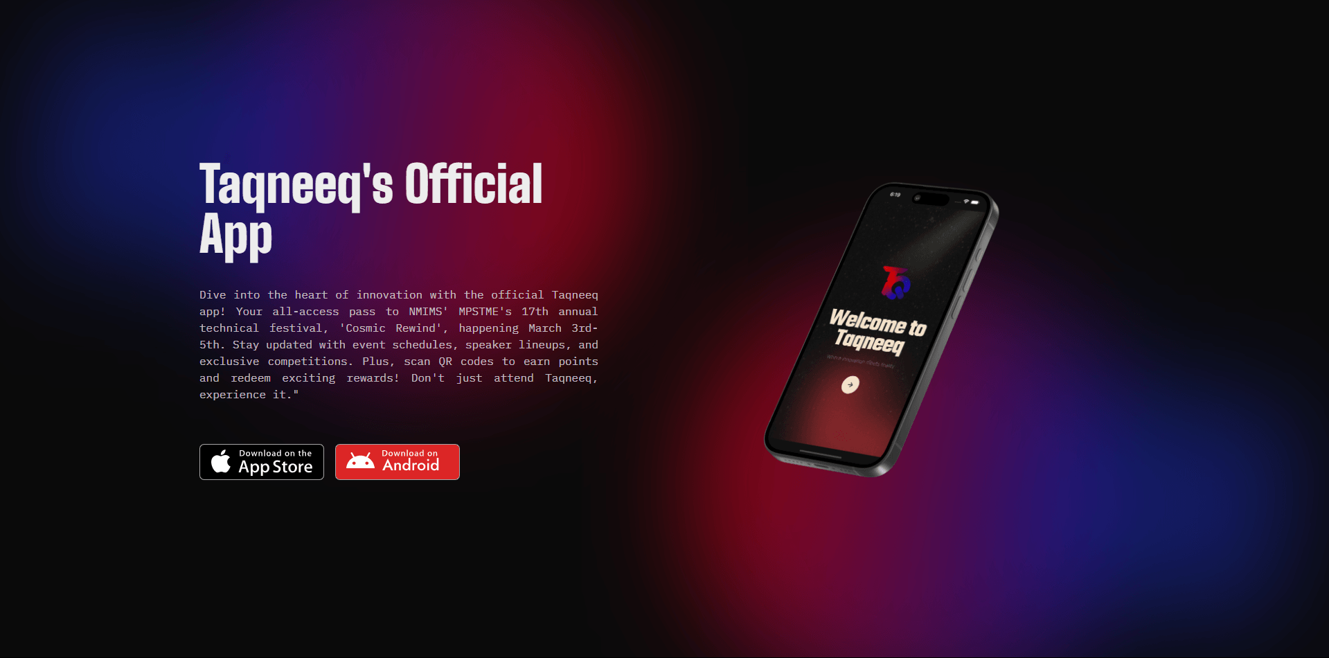 Taqneeq Fest App preview